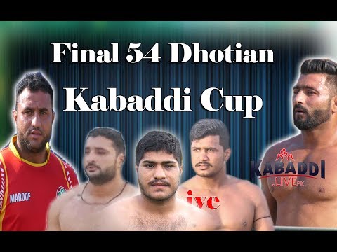 🔴Live | Semi Final & Final 54 JB Dhotian Faisalabad Kabaddi Cup || 21-09-2019 Kbaddi.LivePk
